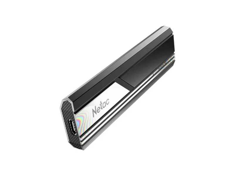 Внешний SSD Netac ZX10, 2TB, USB 3.2 Gen 2 Type-C, R/W 1050/1050, черный