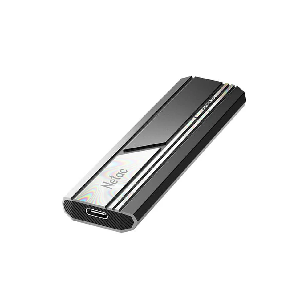 Внешний SSD Netac ZX10, 2TB, USB 3.2 Gen 2 Type-C, R/W 1050/1050, черный