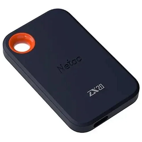 Внешний SSD Netac ZX20 II, 2TB, USB 3.2 Gen 2 Type-C, R/W 2000/1800, черный