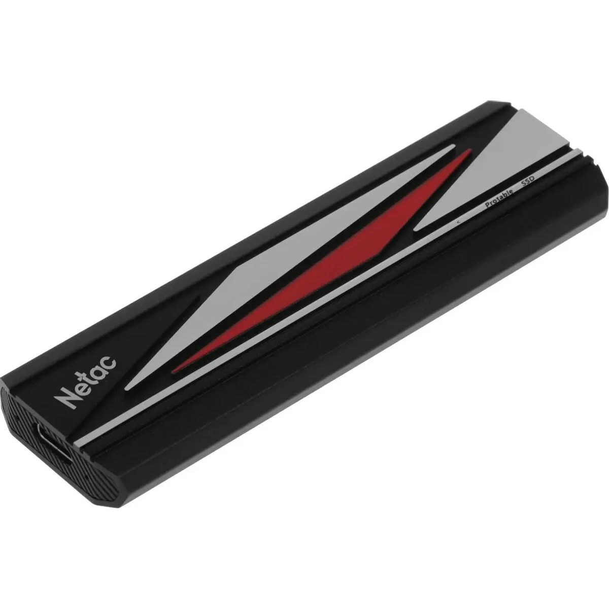Внешний SSD Netac ZX20L, 512 Gb, USB 3.2 Gen 2x2 Type-C, R/W 2000/1800, черный