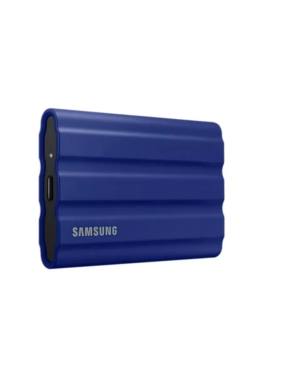 Внешний SSD Samsung T7 Shield, 1TB, USB 3.2 Gen 2 Type-C, R/W 1050/1000, синий