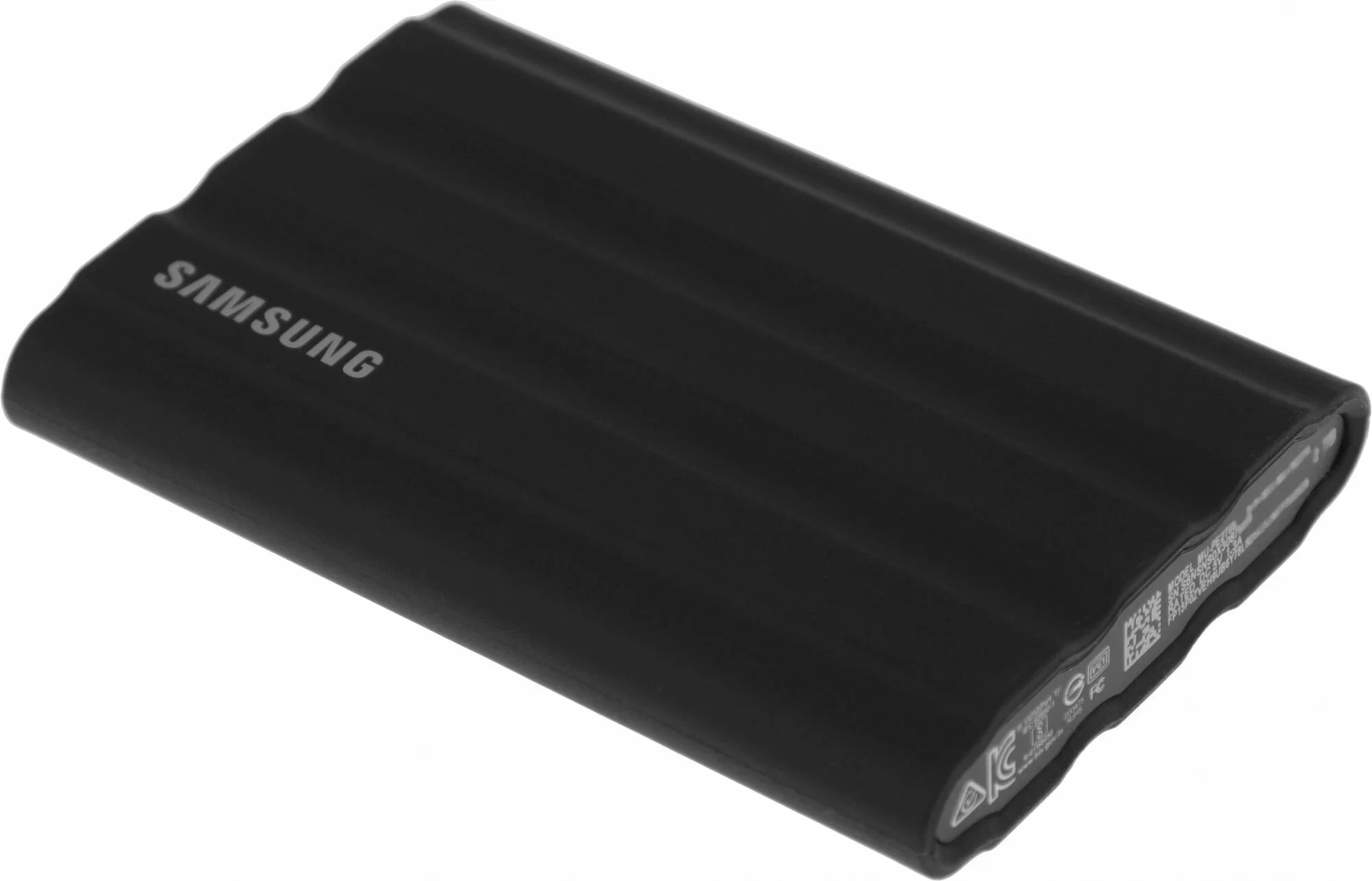 Внешний SSD Samsung T7 Shield, 2TB, USB 3.2 Gen 2 Type-C, R/W 1050/1000, черный