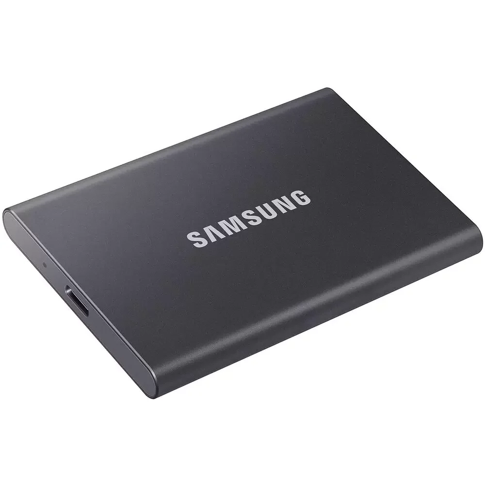 Внешний SSD Samsung T7, 1TB, USB 3.2 Gen 2 Type-C, R/W 1050/1000, серый