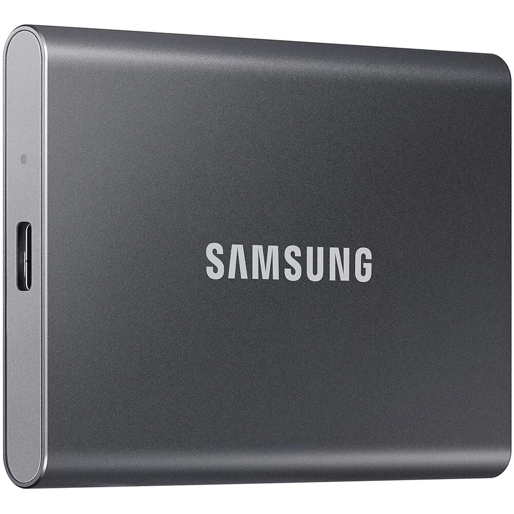 Внешний SSD Samsung T7, 1TB, USB 3.2 Gen 2 Type-C, R/W 1050/1000, серый