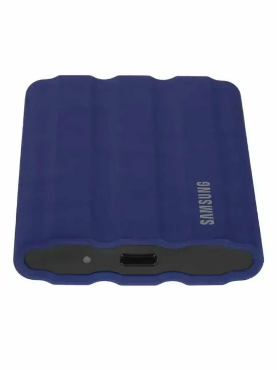 Внешний SSD Samsung T7, 2TB, USB 3.2 Gen 2 Type-C, R/W 1050/1000, синий