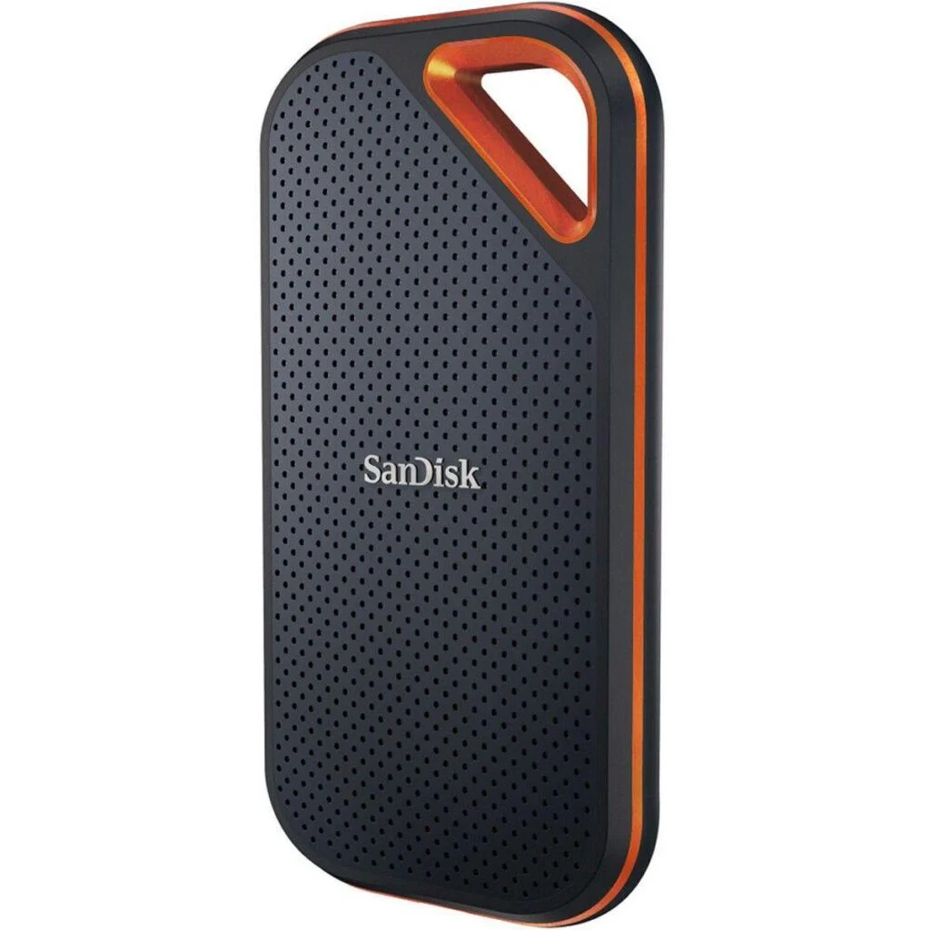 Внешний SSD SanDisk Extreme PRO, 4TB, USB 3.2 Gen 2x2 Type-C, R/W 2000/2000, черный