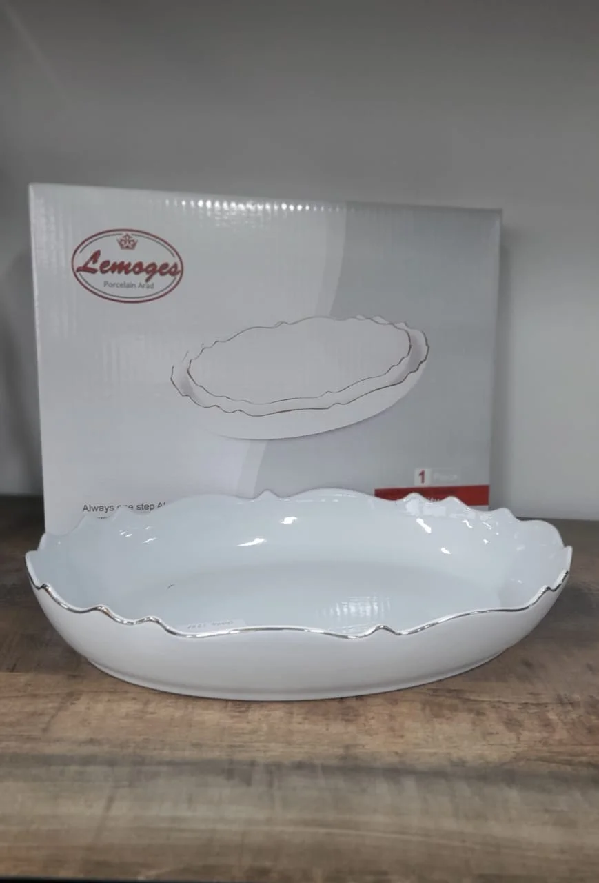 112-L  Блюдо прямоуг 32*25см 1к/12шт фарфор ( Lemoges)