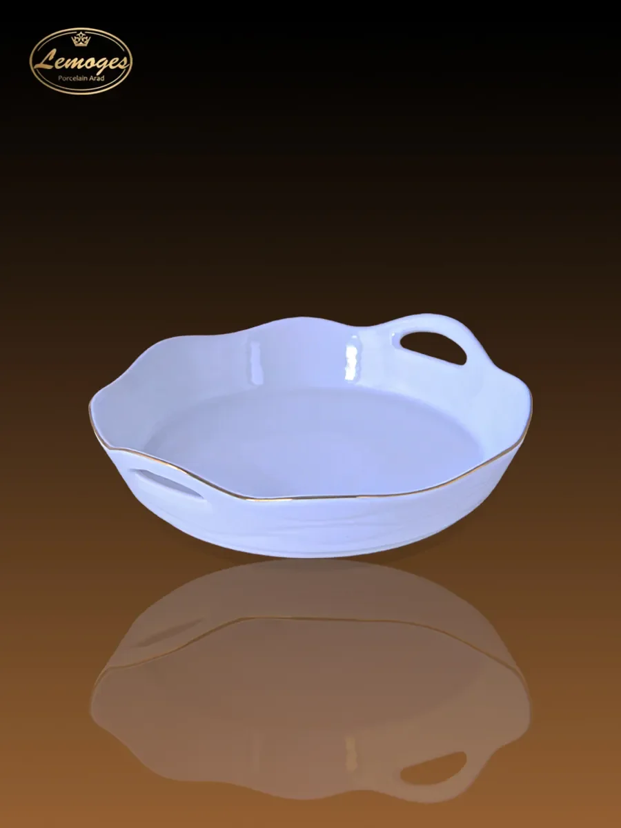 601-S Блюдо с ручками 41*20см  1к/8шт фарфор ( Lemoges)