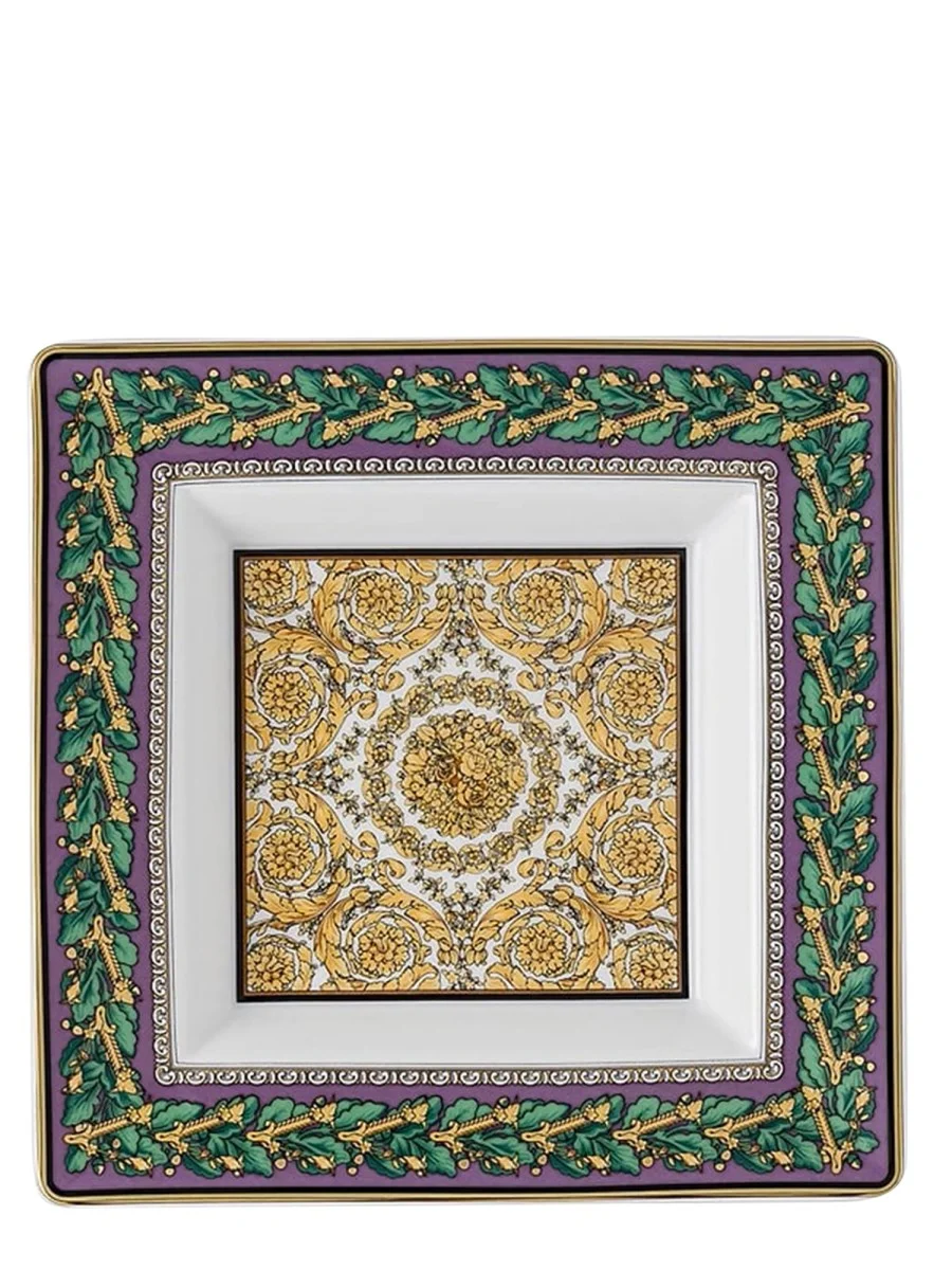 753-L Блюдо квадрат Версачи  40*23см   ( Lemoges) 1к/8шт