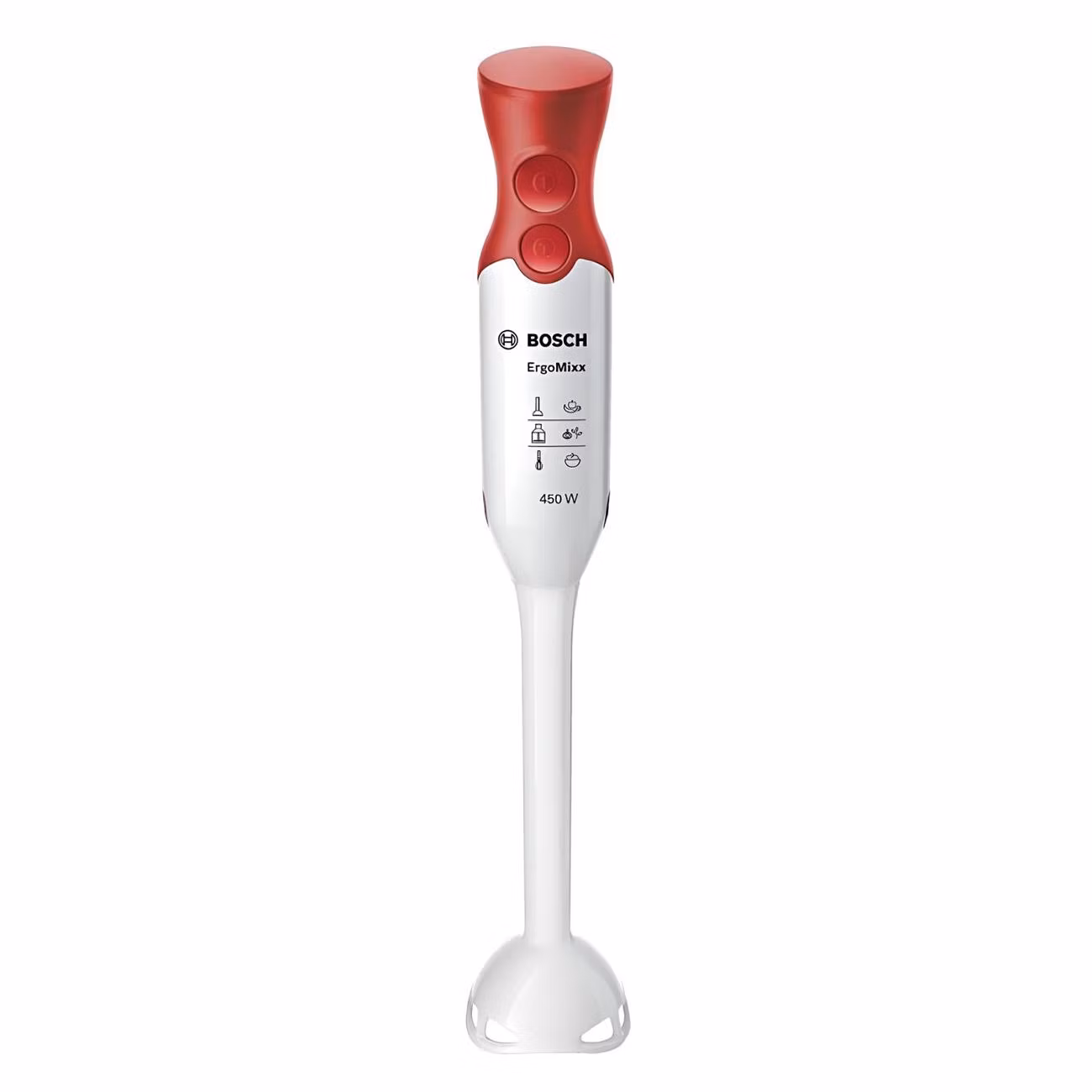 Блендер погружной Bosch MSM64010, 450 Вт, 2 скорости, стакан 0,6 л. с турборежимом
