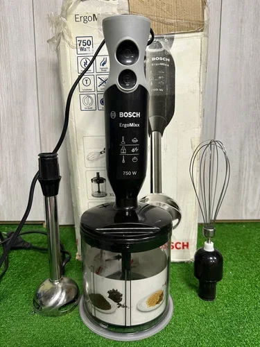 Блендер погружной Bosch MSM67160 750Вт, 12 скоростей, стакан 0,6л
