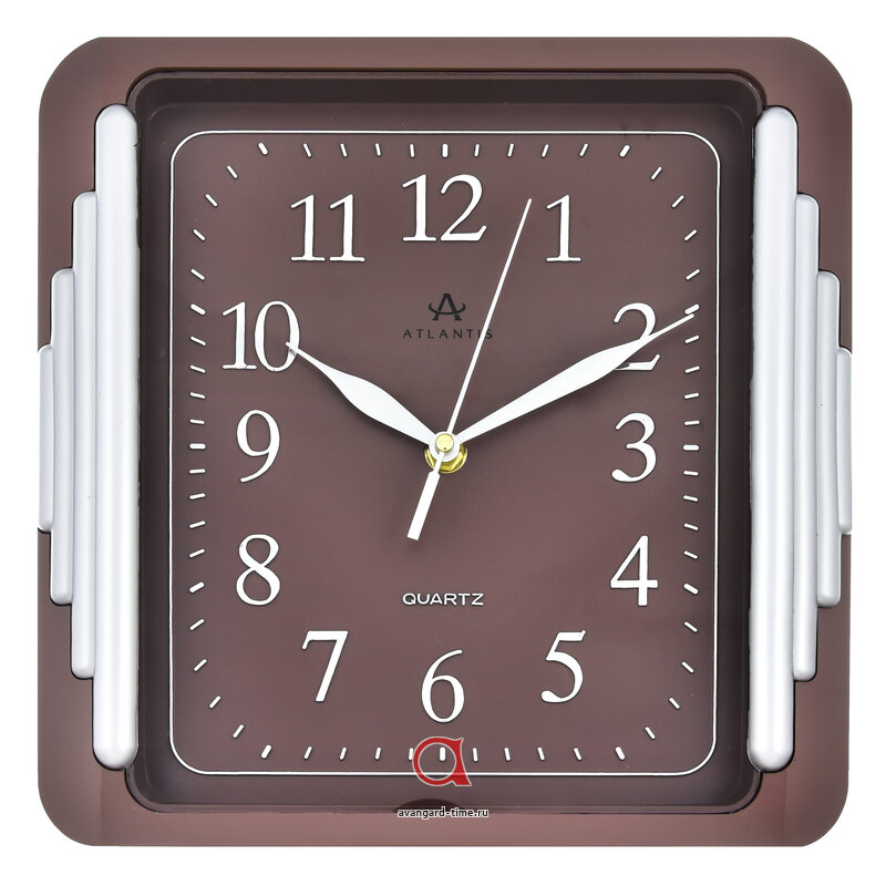 Часы настенные Atlantis TLD-6099 light brown 274x269x48 мм