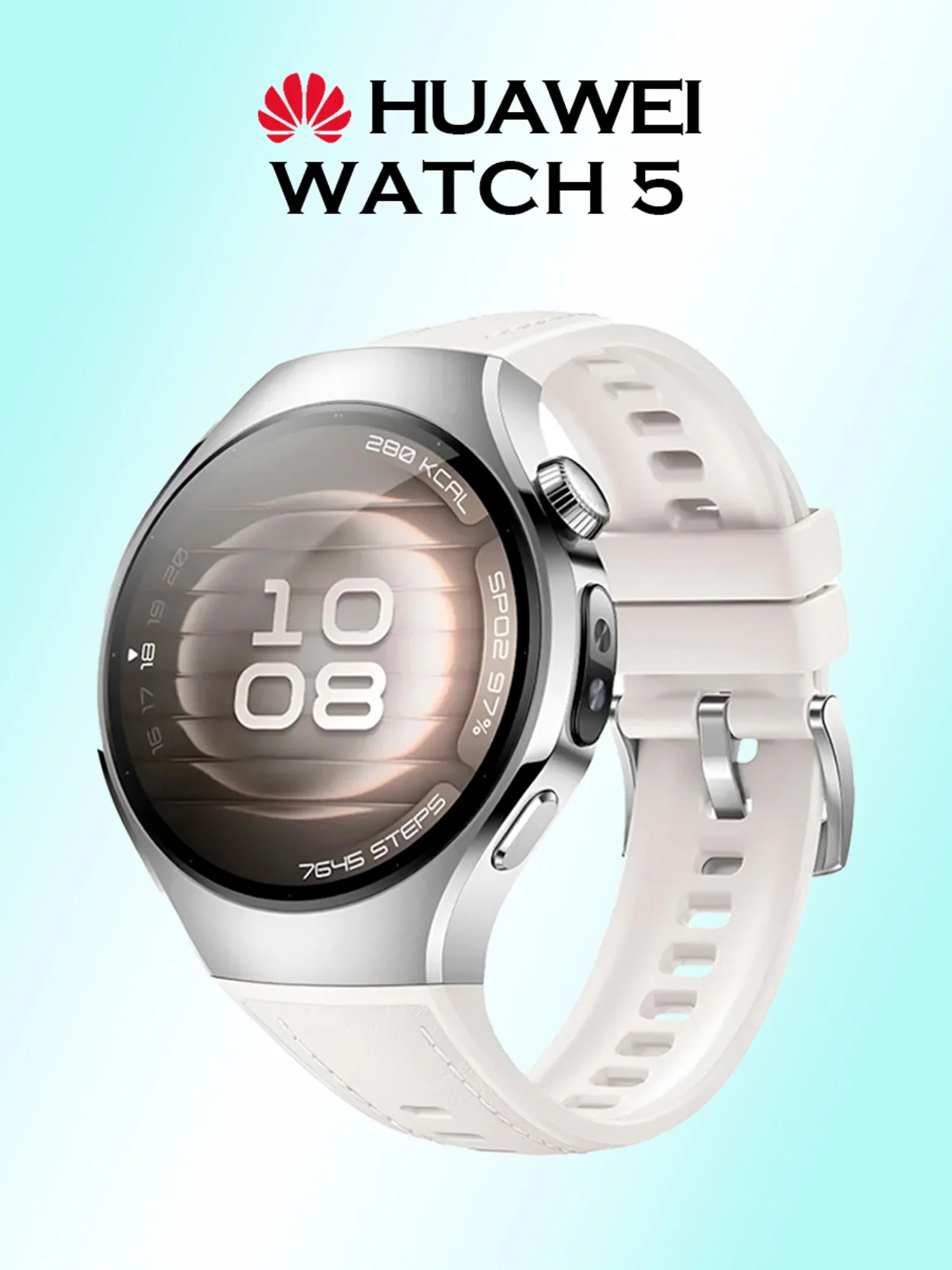 Умные часы WATCH 5 42мм LTE белый composite SOC-AL00 55020EVR HUAWEI