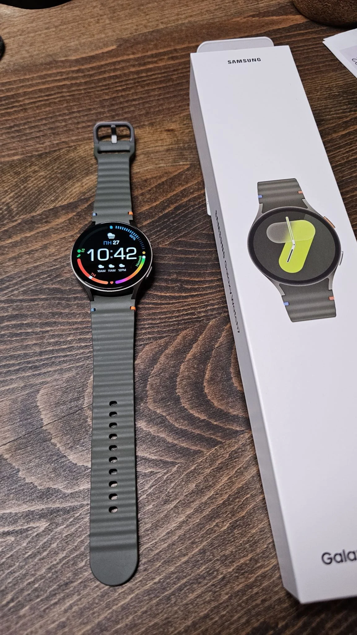 Умные часы Samsung Galaxy Watch 7 LTE 44мм 1.47" AMOLED корп.зеленый рем.зеленый