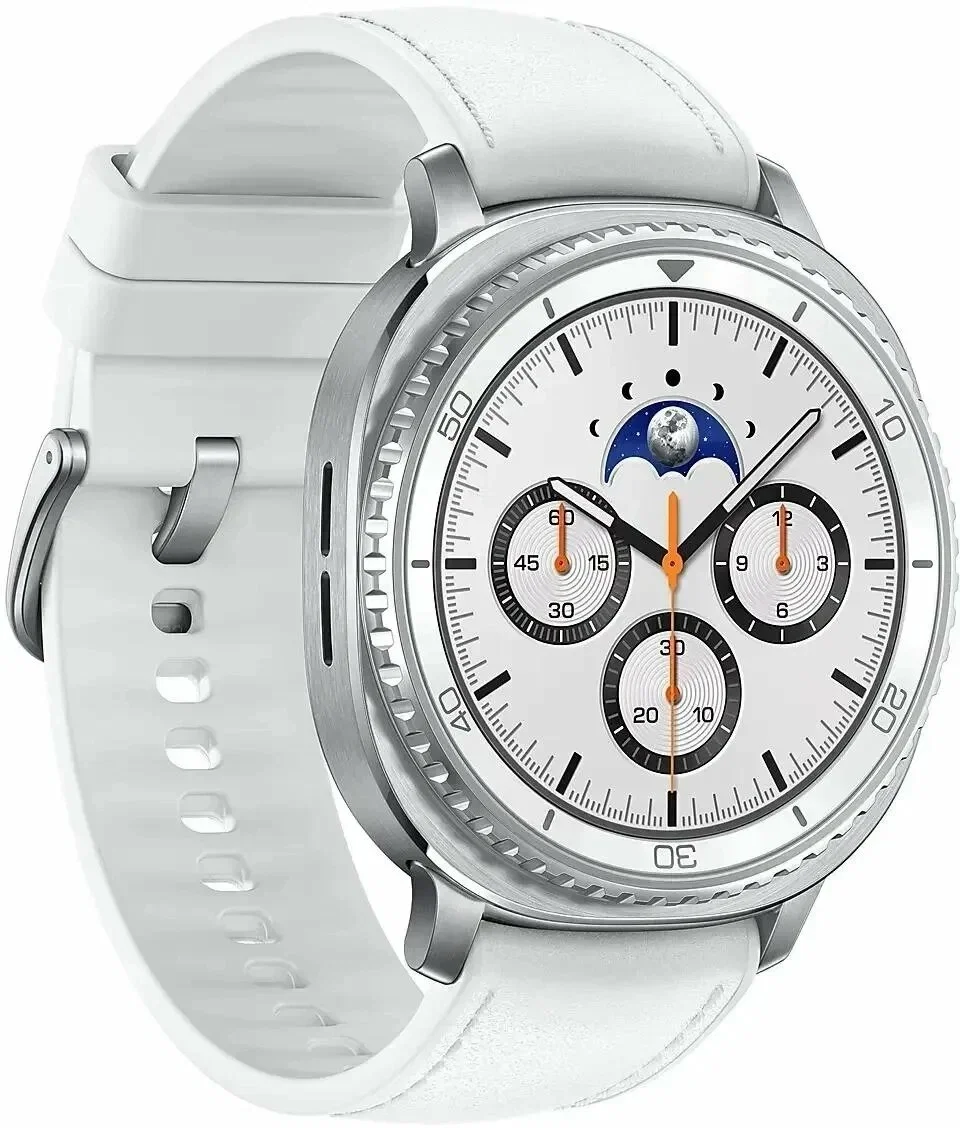 Умные часы Samsung Galaxy Watch 8 LTE 40мм 1.47" Super AMOLED корп.серебристый рем.серебристый (SM-L325FZSACAU)