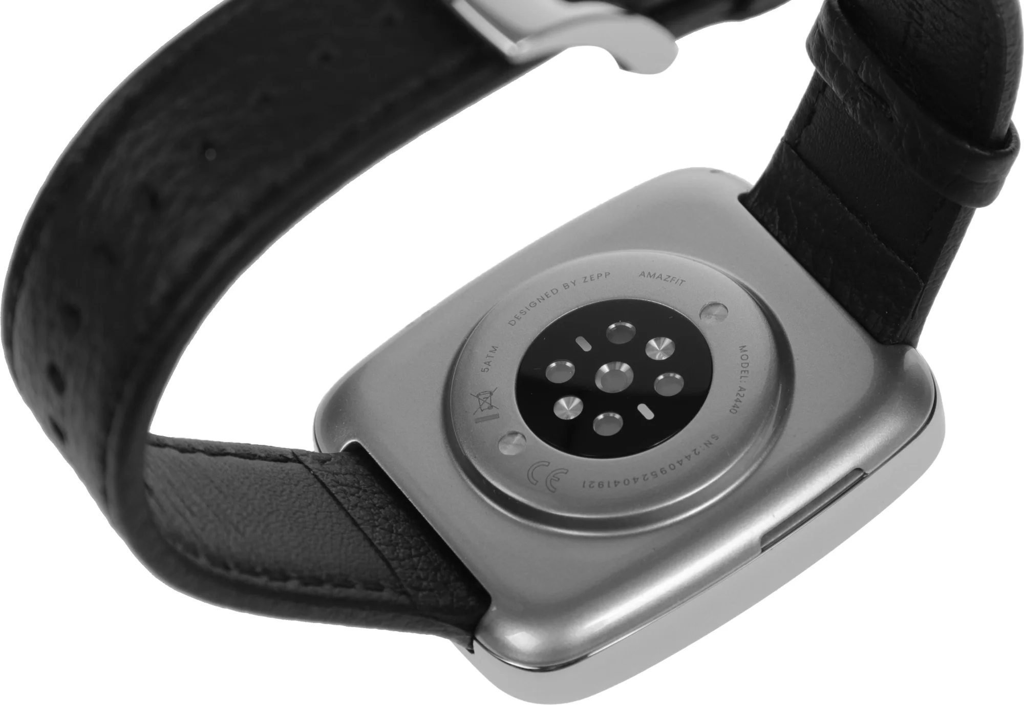 Умные часы Amazfit Active 2S A2440 1.75" AMOLED корп.серебристый рем.черный разм.брасл.:150-210мм (6972596108825)