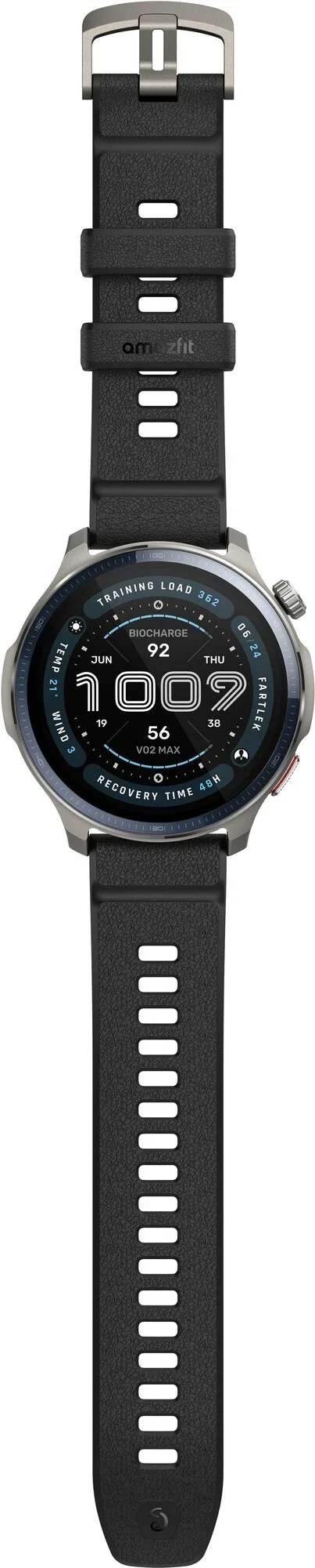 Умные часы Amazfit Balance 2 A2430 1.5" TFT корп.серый рем.черный разм.брасл.:140-210мм (6972596108955)