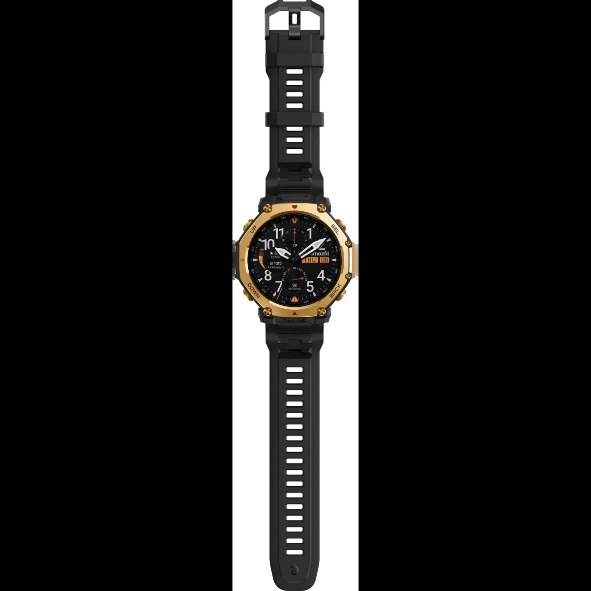 Умные часы Amazfit T-rex 3 Pro A2549 1.5" AMOLED корп.золотистый рем.черный