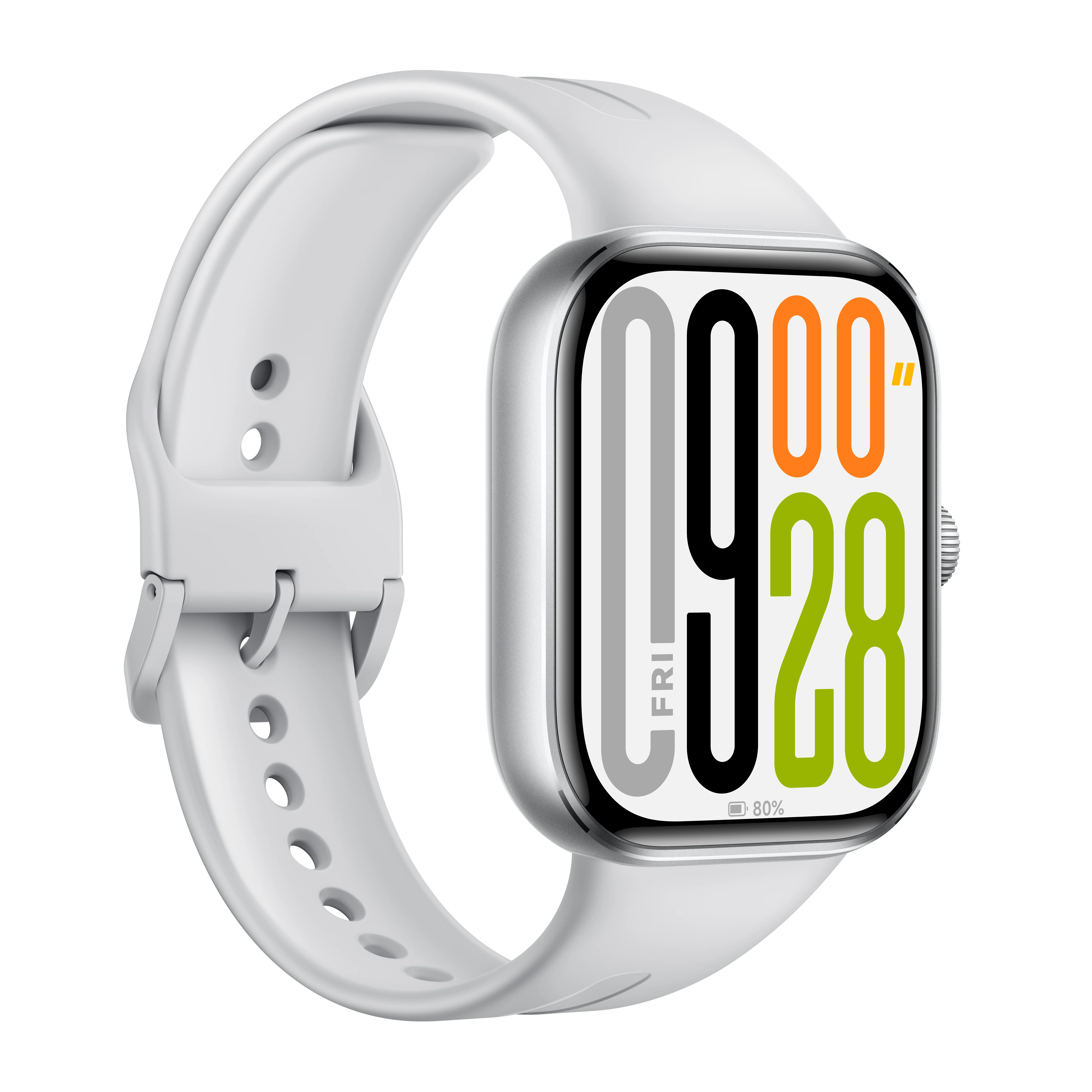 Умные часы Xiaomi Redmi Watch 5 2.07" AMOLED корп.серебристый рем.серый разм.брасл.:135-205мм (BHR9381GL)