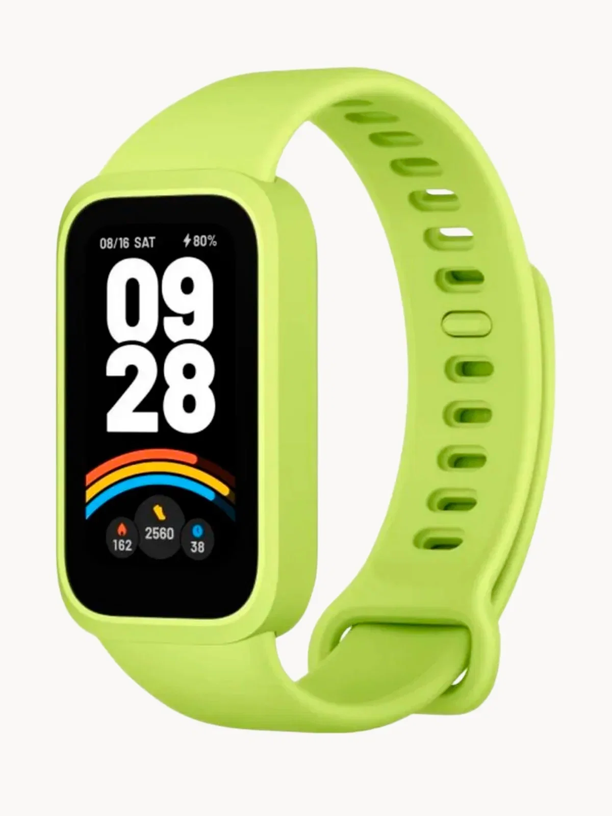 Фитнес-трекер Xiaomi Smart Band 9 Active TFT корп.:зеленый рем.:зеленый (BHR08L1GL)