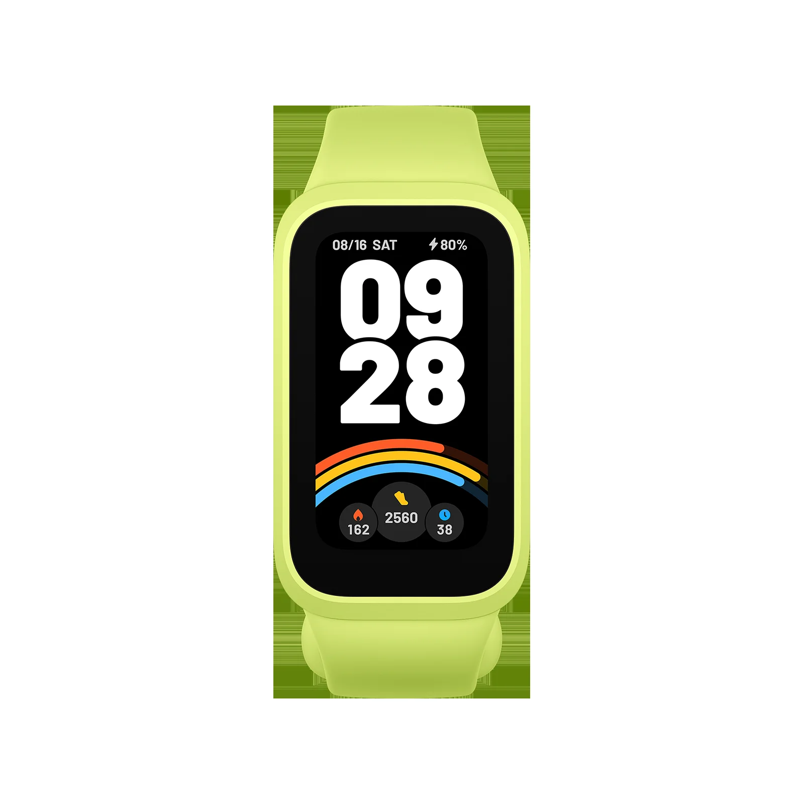 Фитнес-трекер Xiaomi Smart Band 9 Active TFT корп.:зеленый рем.:зеленый (BHR08L1GL)