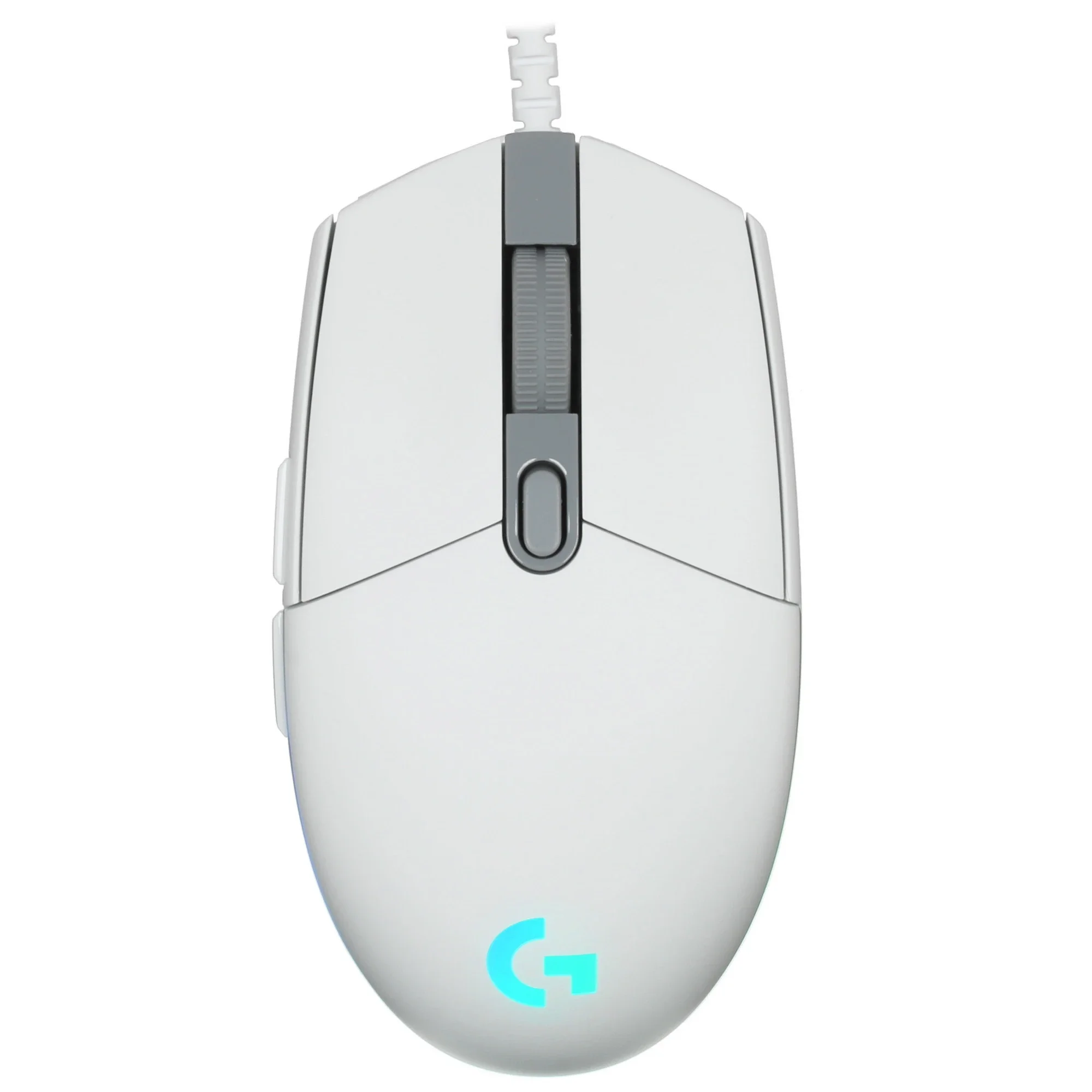 Мышь проводная Logitech G102 LIGHTSYNC белый, 8000 dpi, USB, кнопки - 6