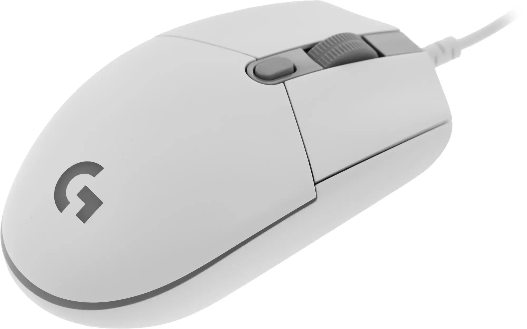 Мышь проводная Logitech G102 LIGHTSYNC белый, 8000 dpi, USB, кнопки - 6