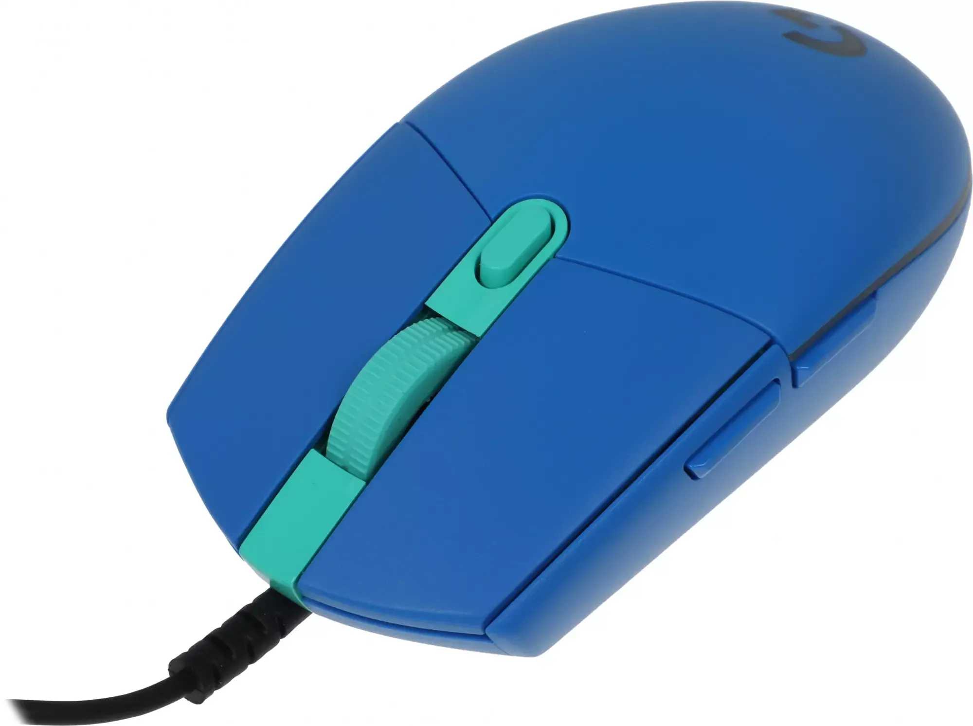 Мышь проводная Logitech G102 LIGHTSYNC синий, 8000 dpi, USB, кнопки - 6