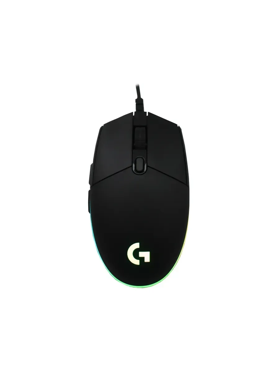 Мышь проводная Logitech G102 LIGHTSYNC черный, 8000 dpi, USB, кнопки - 6