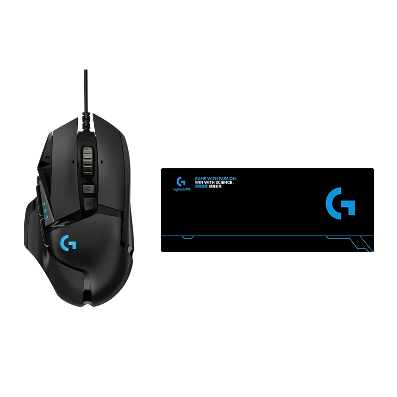 Мышь проводная Logitech G502 HERO черный, 25600 dpi, USB, кнопки - 11