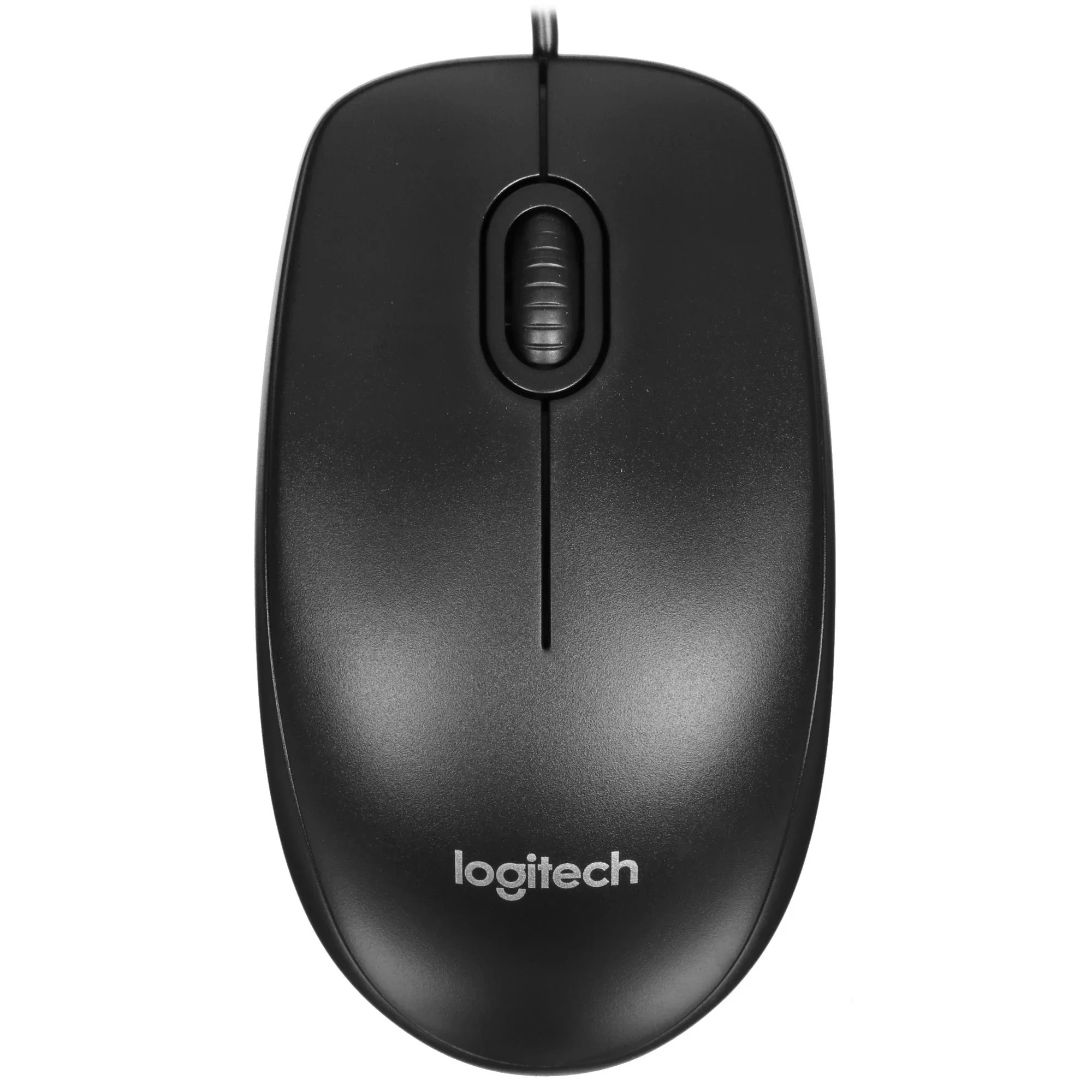 Мышь проводная Logitech M100/100R DARK/GREY (темно-серая/черная), 1000 dpi, USB, кнопки - 3