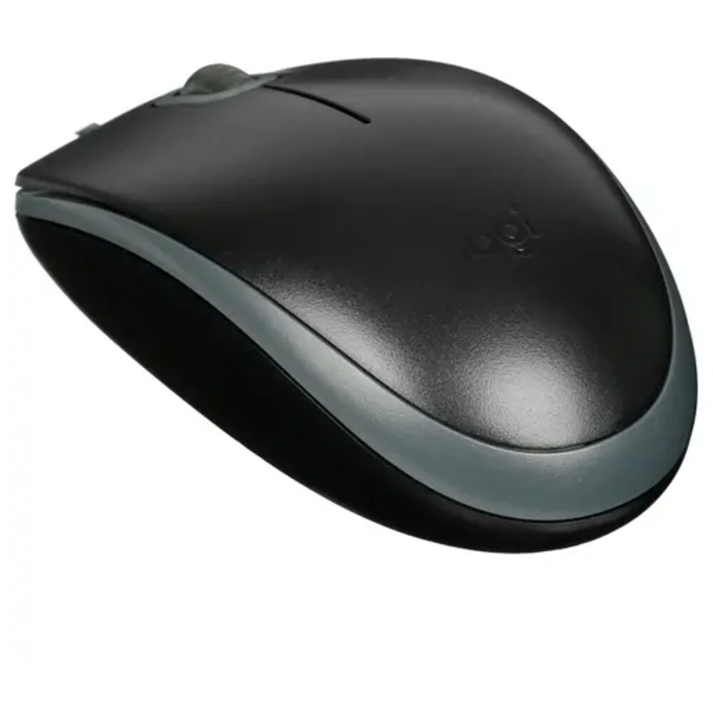 Мышь проводная Logitech M110 Silent черный, 1000 dpi, USB, кнопки - 3