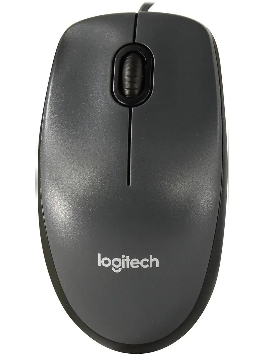 Мышь проводная Logitech M90 черный/серый, 1000 dpi, USB, кнопки - 3
