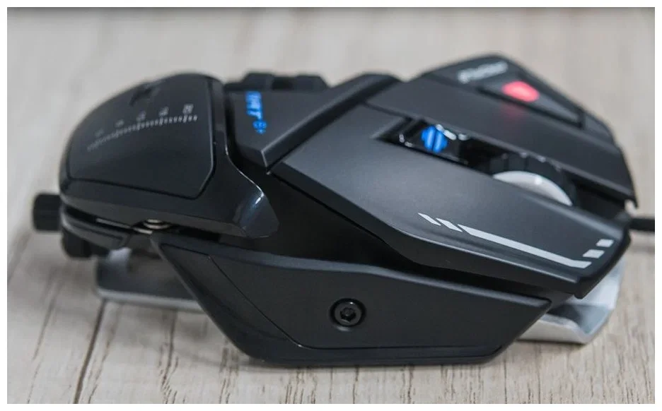 Мышь проводная Mad Catz R.A.T. 6+ черный, 12000 dpi, USB, кнопки - 11