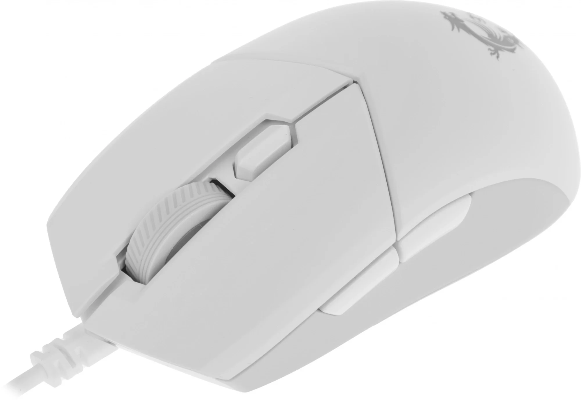 Мышь проводная MSI Clutch GM11 белый, 5000 dpi, USB, кнопки - 6