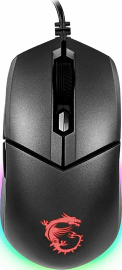 Мышь проводная MSI Clutch GM11 черный, 5000 dpi, USB, кнопки - 6