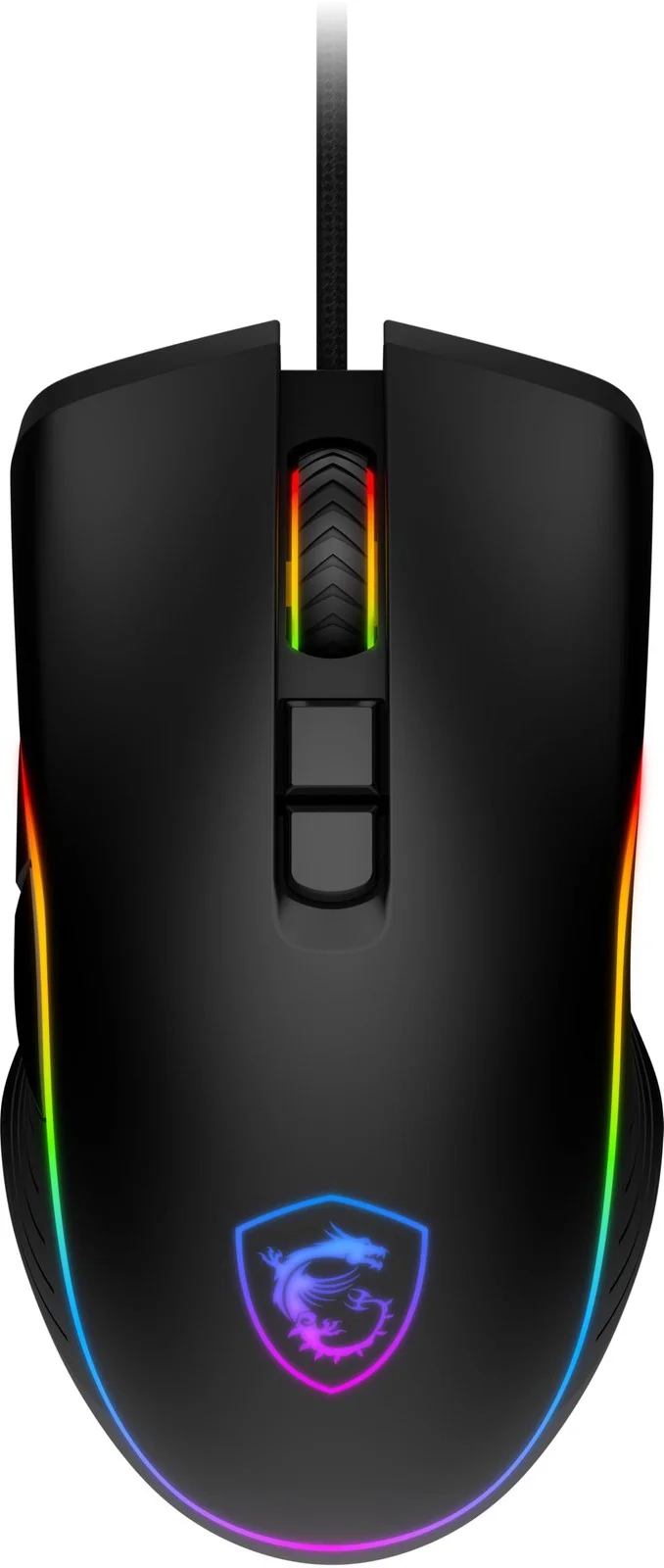 Мышь проводная MSI Forge GM300 черный, 7200 dpi, USB, кнопки - 7