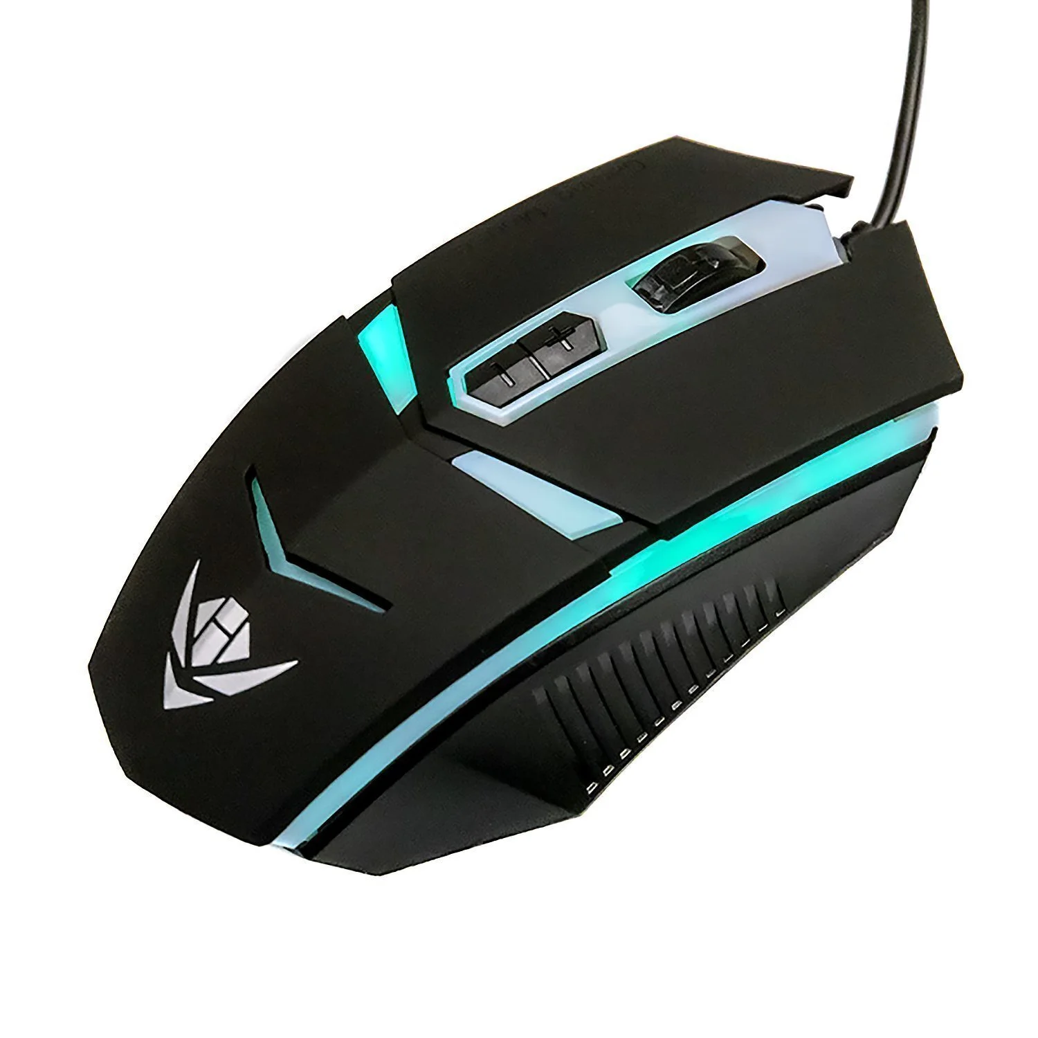 Мышь проводная Nakatomi MOG-02U черный, 1600 dpi, USB, кнопки - 5