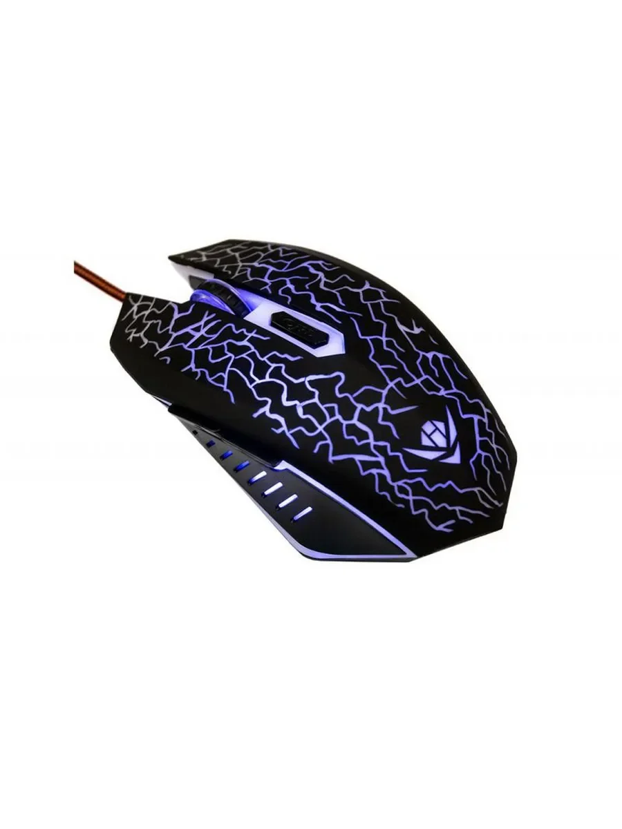 Мышь проводная Nakatomi MOG-15U черный, 2400 dpi, USB, кнопки - 6