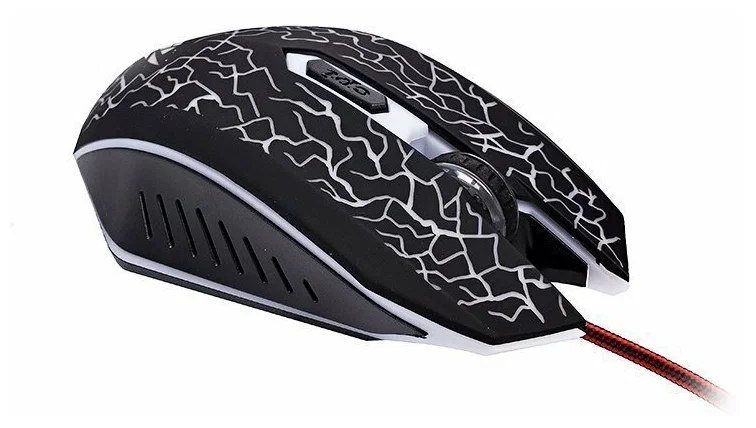 Мышь проводная Nakatomi MOG-15U черный, 2400 dpi, USB, кнопки - 6