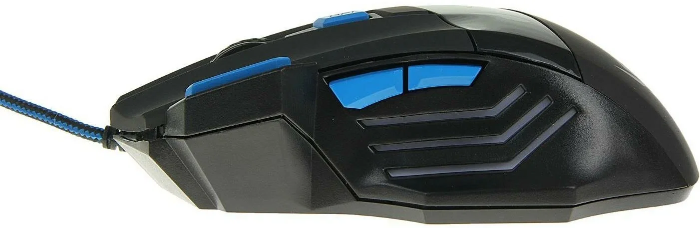 Мышь проводная Nakatomi MOG-21U черный, 2400 dpi, USB, кнопки - 7