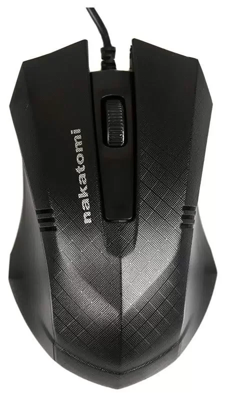 Мышь проводная Nakatomi MON-04U черный, 800 dpi, USB, кнопки - 3