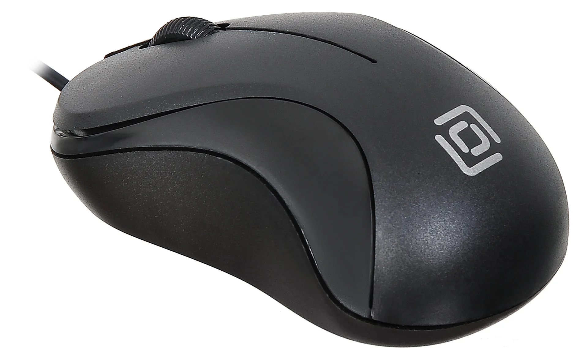 Мышь проводная Oklick 115S черный, 1200 dpi, USB, кнопки - 3