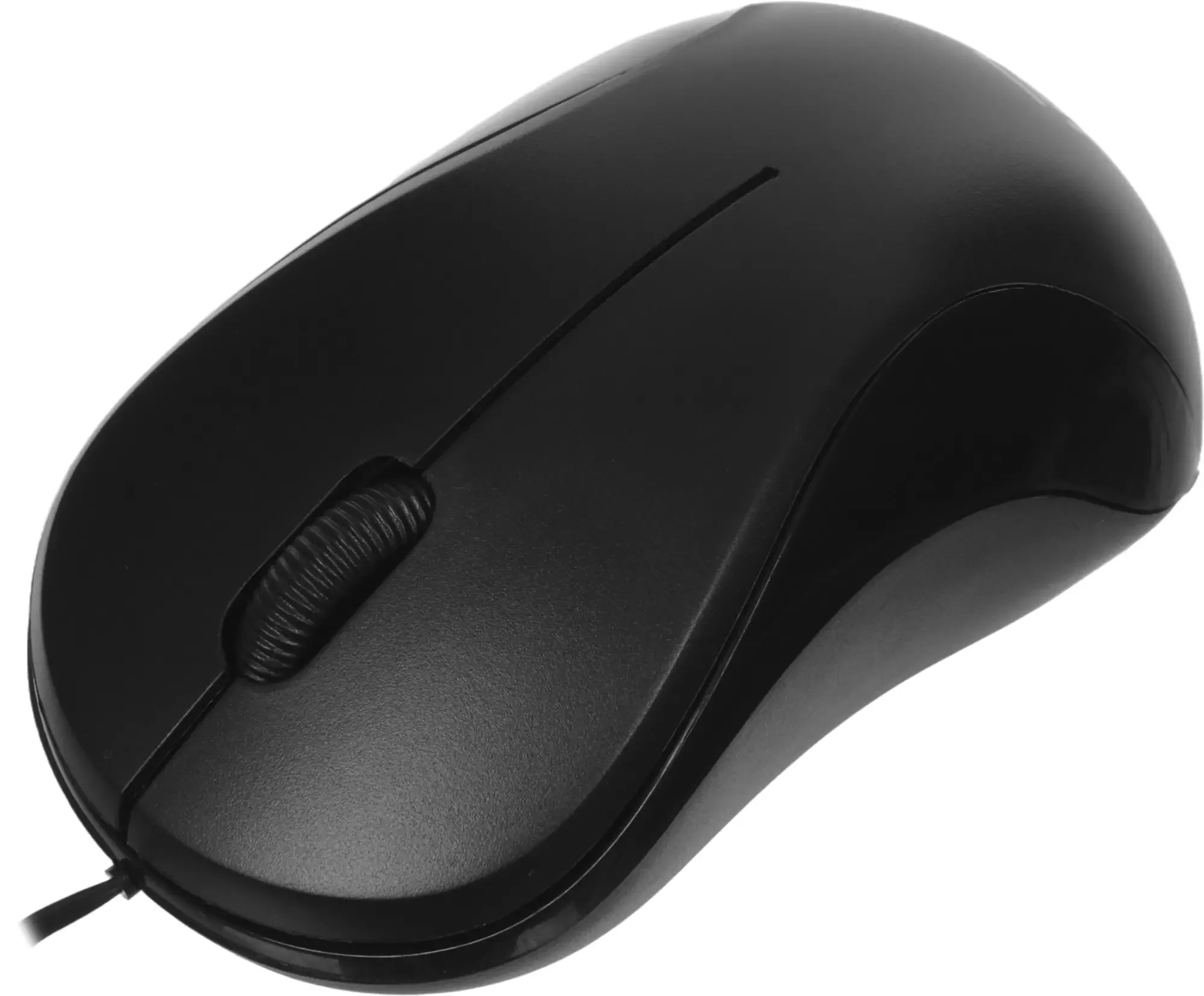 Мышь проводная Oklick 115SR черный, 1000 dpi, USB, кнопки - 3