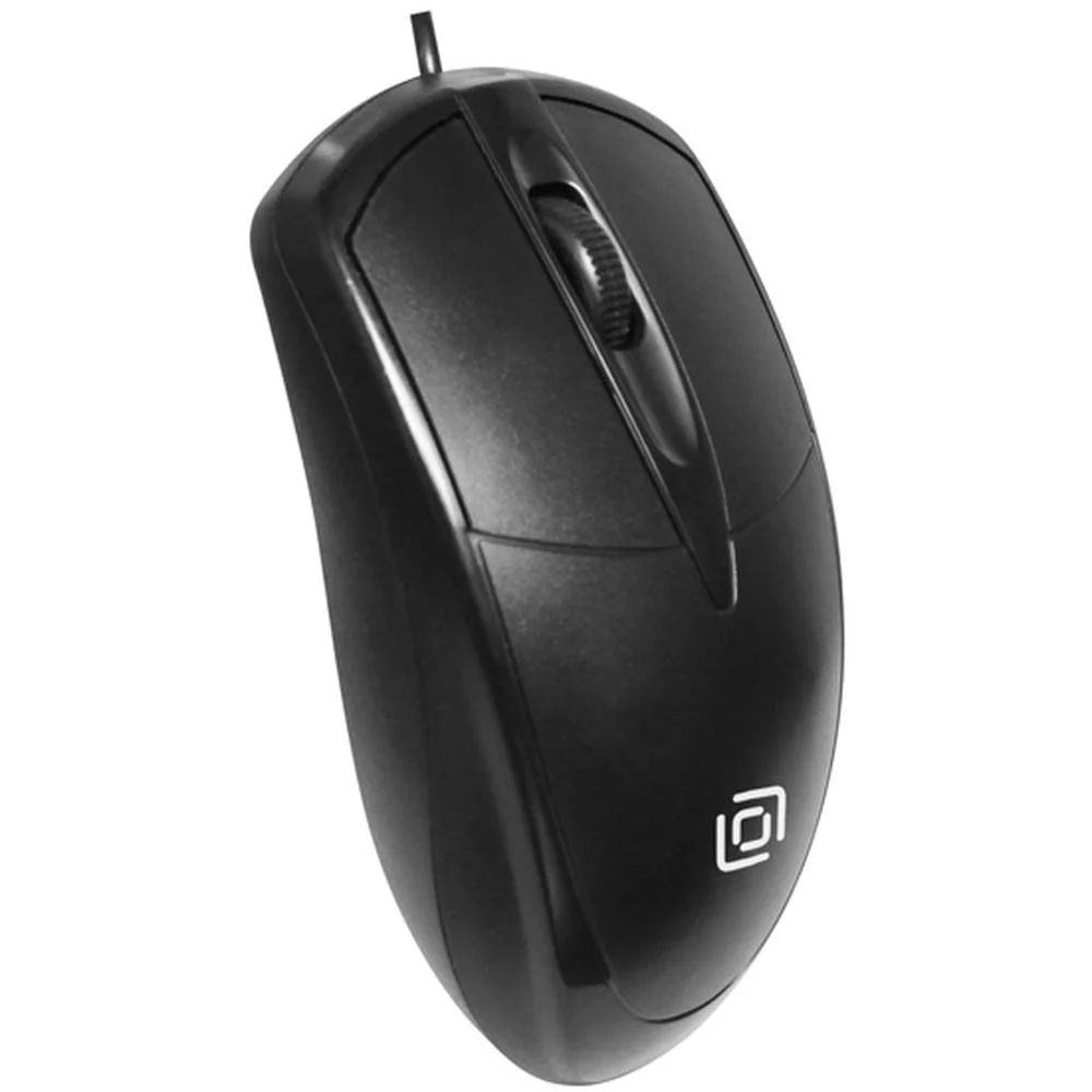 Мышь проводная Oklick 125M черный, 1200 dpi, USB, кнопки - 3