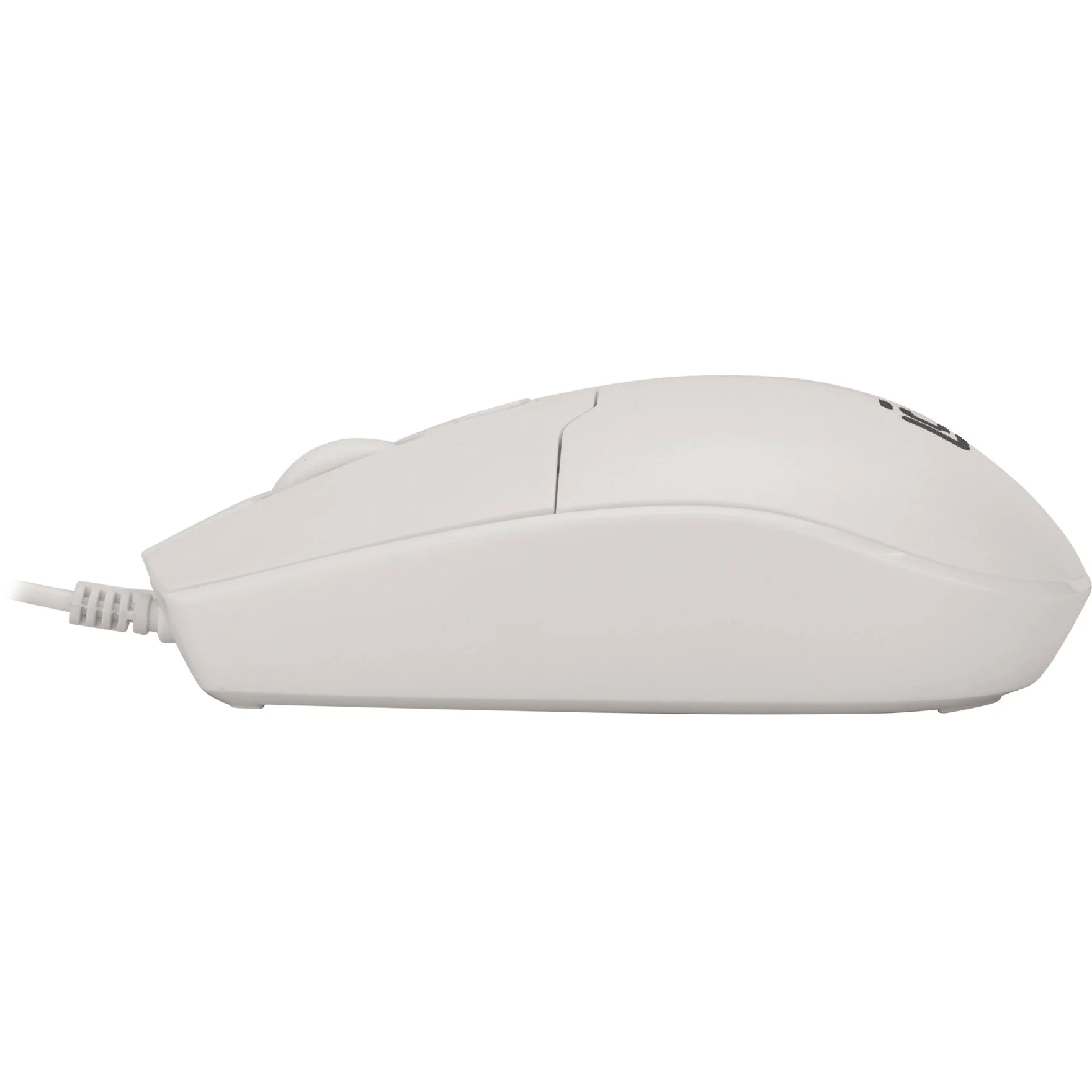 Мышь проводная Oklick 147M белый, 2000 dpi, USB, кнопки - 4