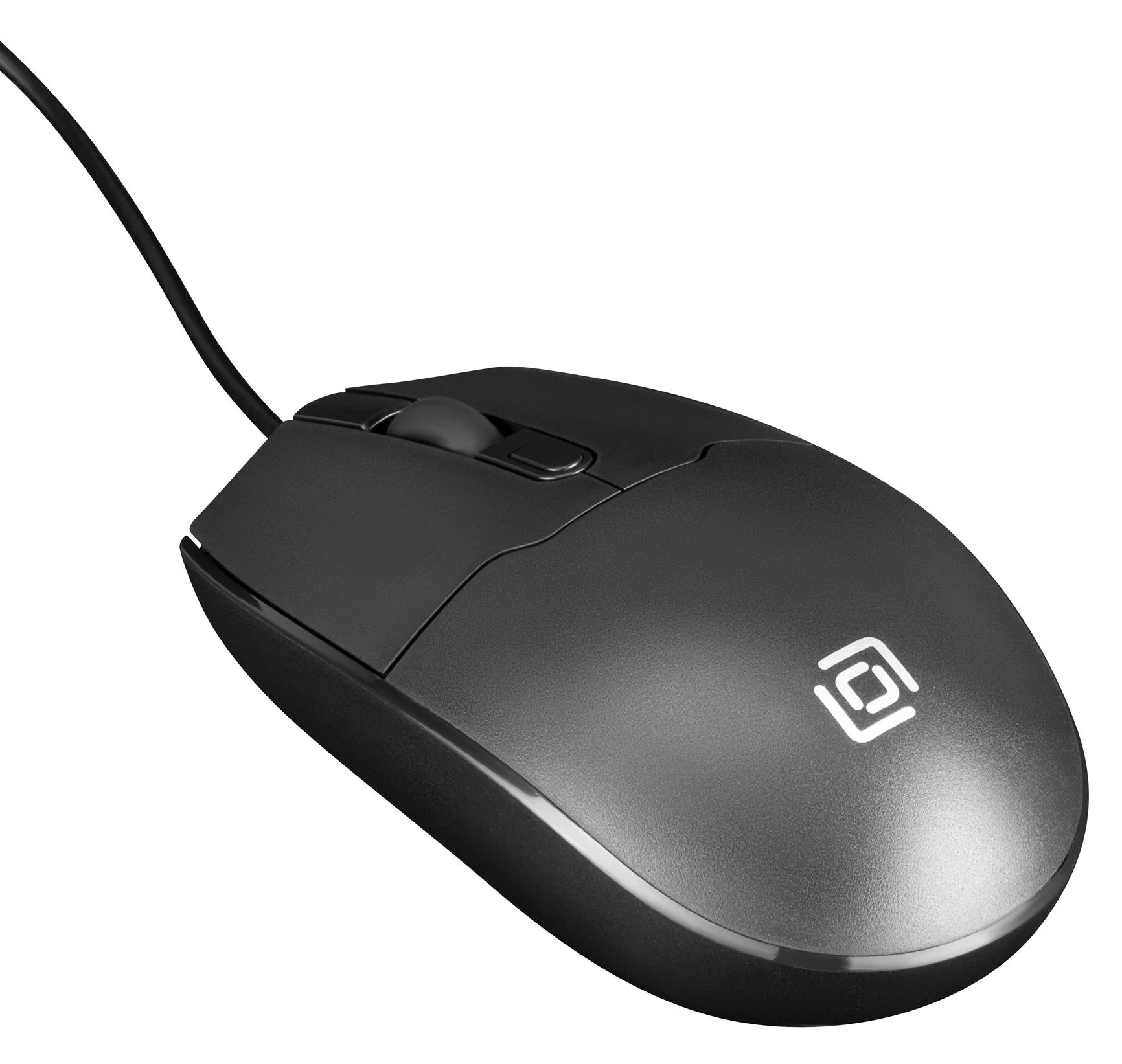 Мышь проводная Oklick 147M черный, 1600 dpi, USB, кнопки - 3