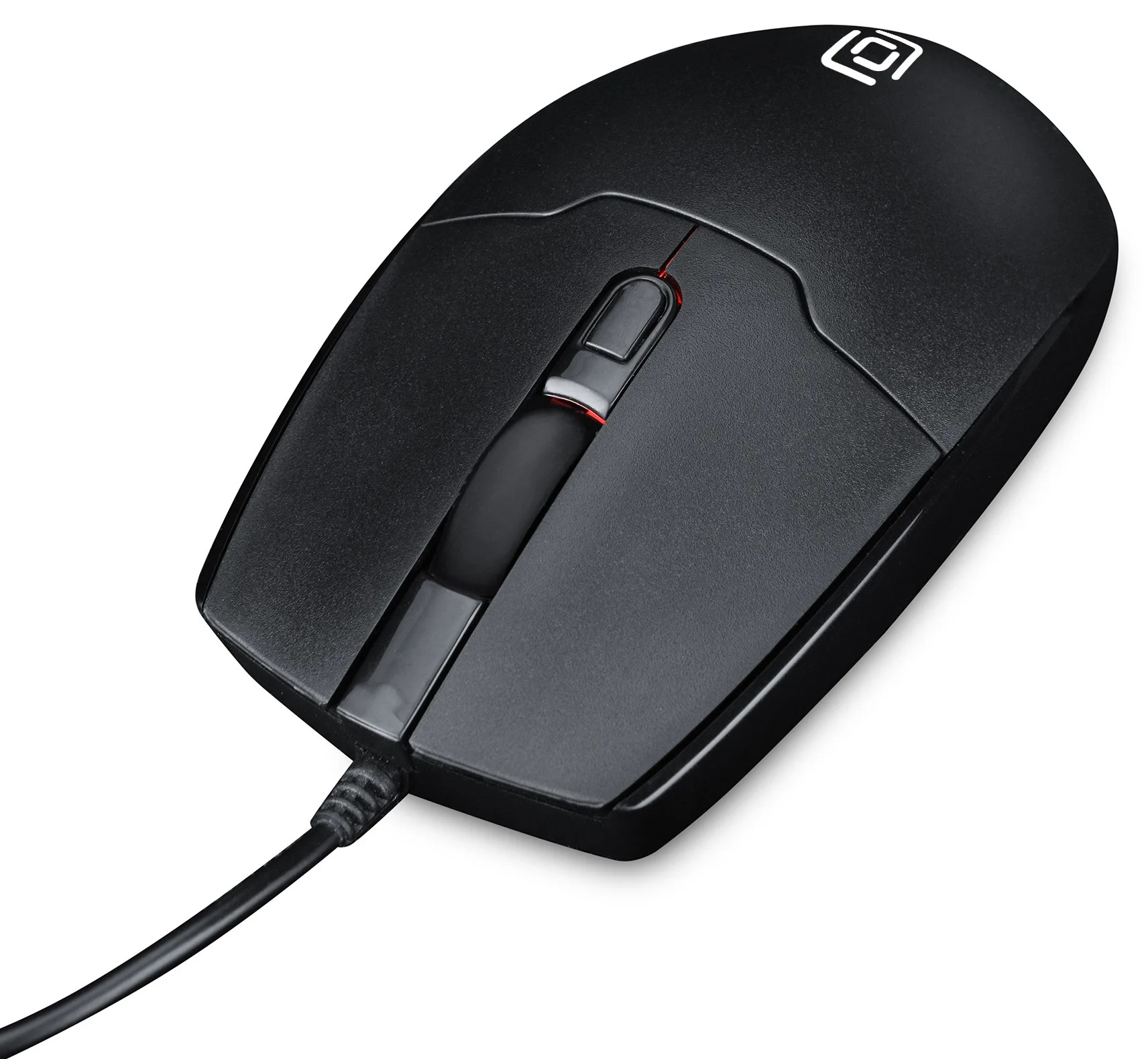 Мышь проводная Oklick 147M черный, 1600 dpi, USB, кнопки - 3