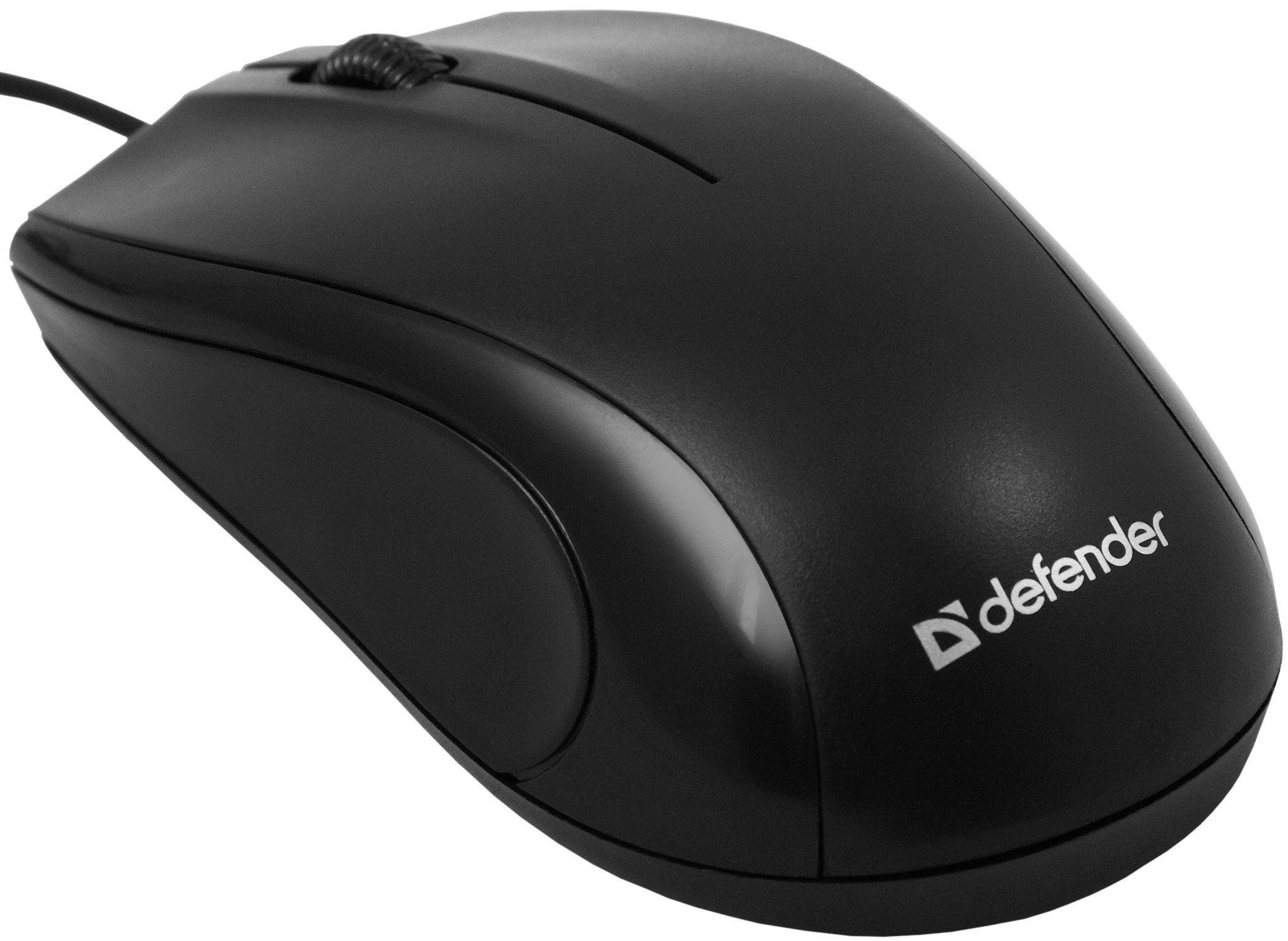 Мышь проводная Oklick 185M черный, 1200 dpi, USB, кнопки - 3