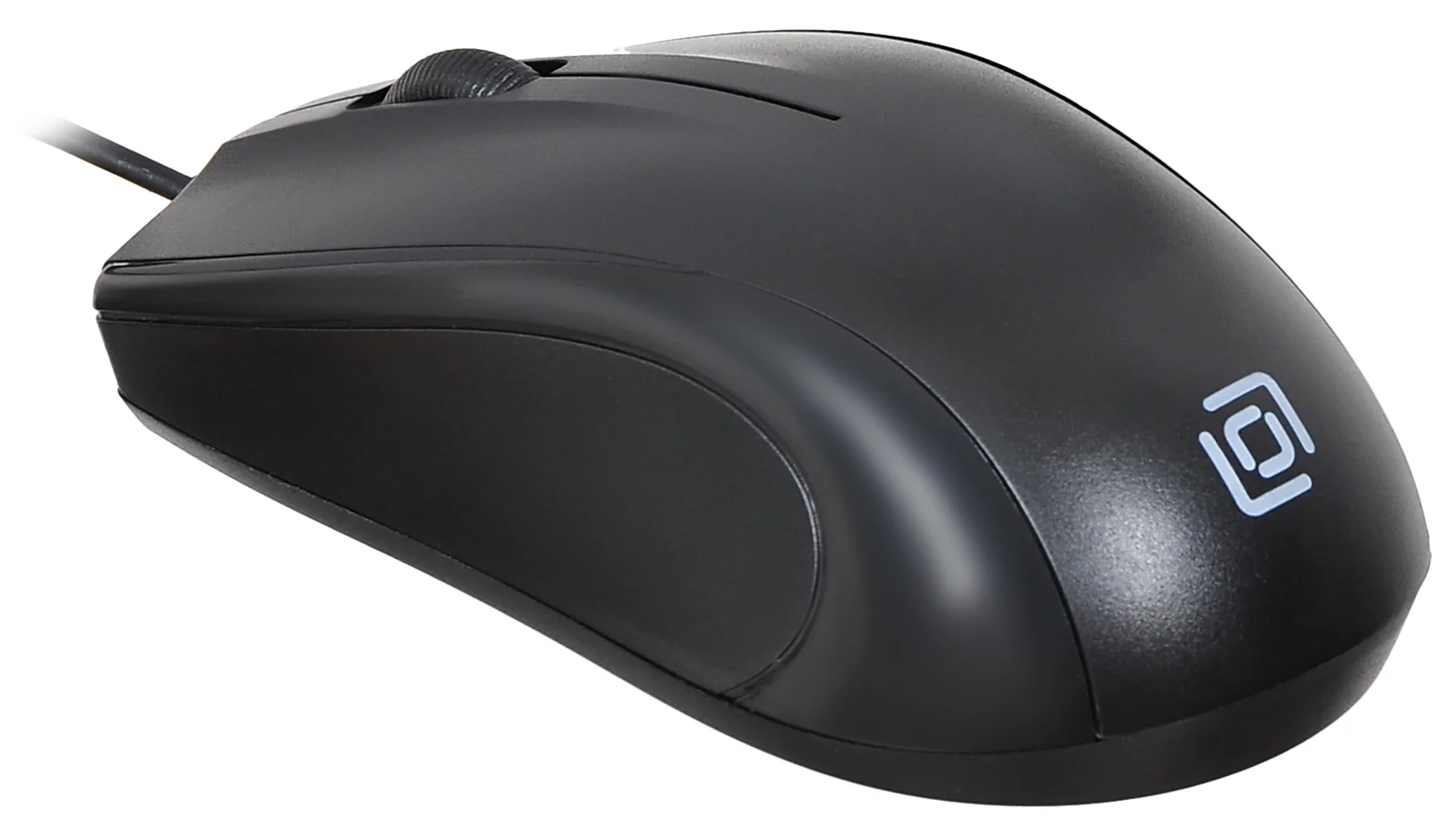 Мышь проводная Oklick 185M черный, 1200 dpi, USB, кнопки - 3